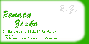 renata zisko business card